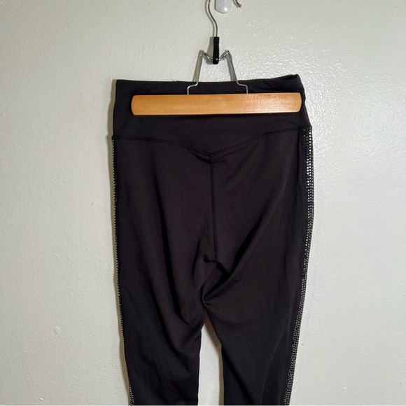 Pam & Gela Move Fast Legging Black Sequin Side Stripe P - Picture 7 of 9